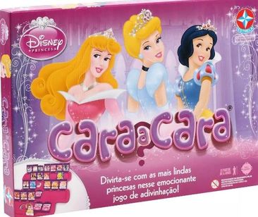 Jogo Estrela Cara a Cara Princesas Disney ótimo Completo / Mbq