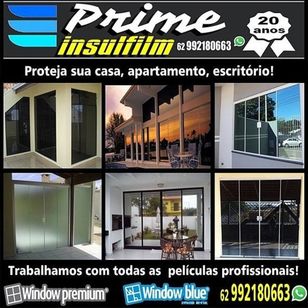 Insulfilm em Goiânia Window Blue Window Premium Vidro Fumê para Aparta