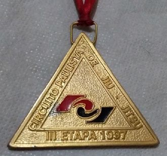Jiu-jitsu Medalha ' Ouro ' Oficial Circuito Paulista Jiu-jitsu SP