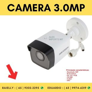 Câmera Ip 3.0mp Hikvision 2,8mm - Ds-2cd1031-i Camera de Segurança