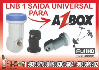 Lnb 1 Saida Universal Banda Ku 4k Hd Lnbf para Azbox
