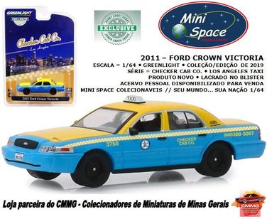 Greenlight 2011 Ford Crown Victoria Taxi Los Angeles 1/64