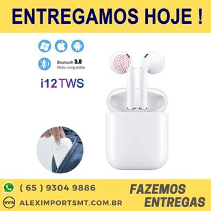 Fone Ouvido I12 Tws Bluetooth 5.0 Touch Iphone Android Ios I 12