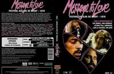 DVD Message TO Love Festival da Ilha de Wight (1970)