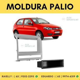 Moldura Fiat Palio / Idea / Strada / 2011 Prata 2din Moudura 2 Dim Mod