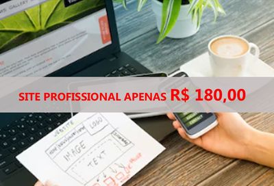 Site Profissional R$ 180,00