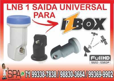 Lnb 1 Saida Universal Banda Ku 4k Hd Lnbf para Izbox