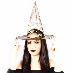 Chapéu de Bruxa Halloween Festa Fantasia Terror