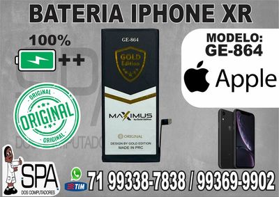 Bateria Originai Appie Iphone XR em Saivador BA