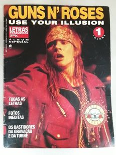 Revista Bizz Letras Traduzidas - Guns N' Roses - Use Your Illusion 1