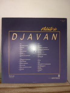 Lp Duplo o Talento de Djavan 1985