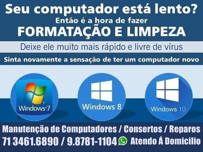 Conserto de Computadores em Salvador á Domicilio