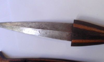 Punhal/faca Africana Antiga Raridade de Colecionador