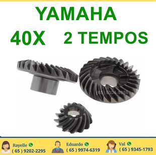 Conjunto Engrenagem Yamaha 40x 2 Tempos