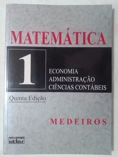 Livro Matemática Volume 1 Sebastião Medeiros da Silva