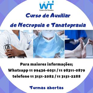 Curso Integrado de Necropsia e Tanatopraxia em São Paulo