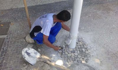 Calçada em Pedra Portuguesa Mão de Obra Especializada em Rio de Janeir
