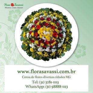 Velório Parque da Esperança em Itabirito Floricultura Coroa de Flores