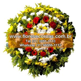 Velório Bom Jesus Cemitério Bom Jesus Coroa de Flores Contagem MG