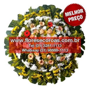 Coroas de Flores Velório Cemitério Belo Vale em Santa Luzia MG
