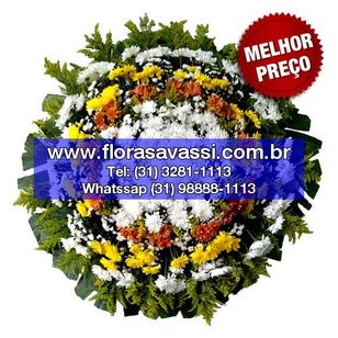 Coroas de Flores Velório Funerária Metropax em Ribeirão das Neves MG