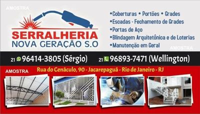 Serralheiro, Serralheria, Ferro, Metalon: