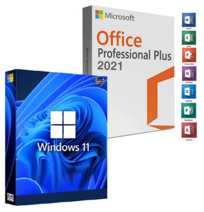 Windows 11 Pro Vitalício + Office Professional Plus 2021