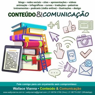 Wallace Vianna - Criação de Conteúdo e Comunicação Autônomo Freelancer
