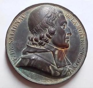 Medalha de 1820 François de Salignac La Motte Fenelon