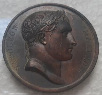 1807 Medalha Napoleão I The Simplon Napoleon Bonaparte