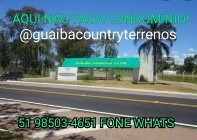 Guaíba Country Club, Terrenos Planos, Escriturados, Dem Risco de Enche