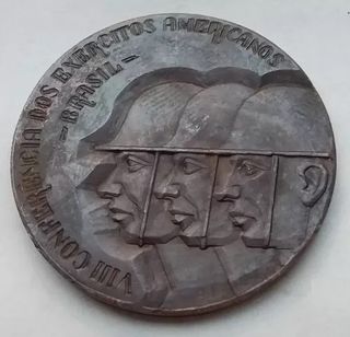 1968 Medalha Militar Brasil VIII Conferência dos Exércitos Americanos