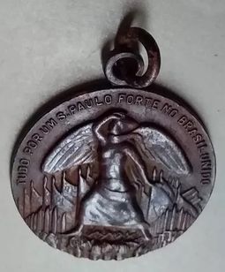 Medalha Revolução 1932 Tudo por São Paulo Forte Brasil Unido