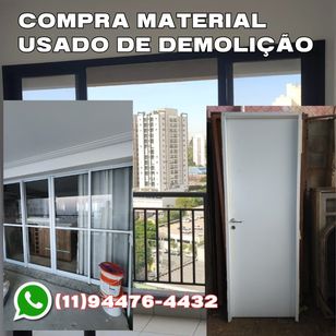 Compro Material Usado de Demolição em São Paulo