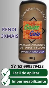 Argamassa Polimérica Goiás Cola