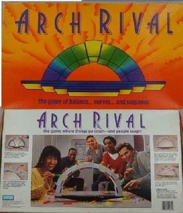 Arch Rival Board Game Parker Brothers Jogo de Tabuleiro Raridade