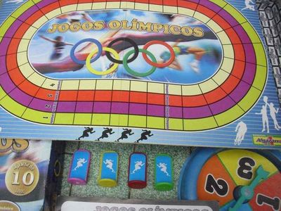 Jogos Olímpicos Jogo de Tabuleiro Algazarra com Centenas de Desafios