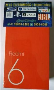 Xiaomi Redmi 6 64gb / 4g / Dual Sim / Tela 5.45 / Câmeras 12mp + 5mp e