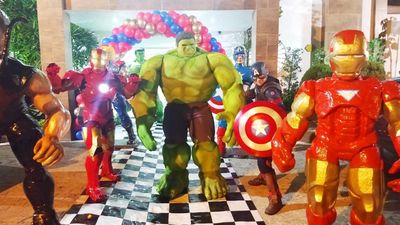 Heróis Vingadores Cover Personagens Vivos para Festas Infantil