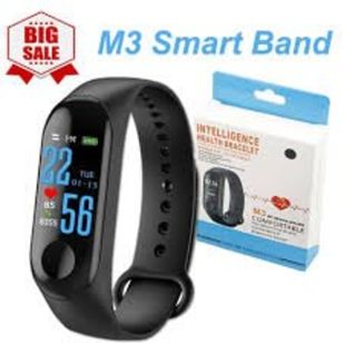 Relogio m3 Pulseira Inteligente Smartband Smartwatch Pressão Art. e BA