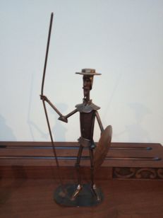 Escultura Dom Quixote em Ferro