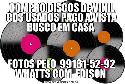 Compro Cds Usados Discos de Vinil Dvds Pago a Vista
