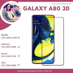 Película de Vidro para Samsung Galaxy A80 3d - Película Vidro C