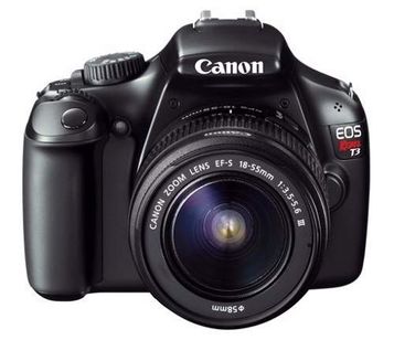 Câmera Digital Eos Rebel T3 Canon Kit Ef S 18 55mm