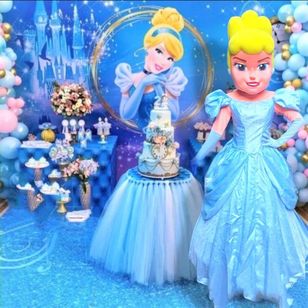 Princesa Cinderela Personagens Vivos Cover Princesas