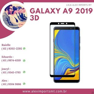 Película de Vidro para Samsung Galaxy A9 2019 3d