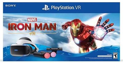 Playstation Vr Marvel Iron Man Zvr2 Bundle Completo