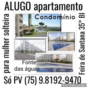 Alugo Apartamento em Condomínio Fechado em Feira de Santana