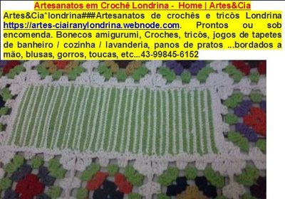 Artesanatos em Crochê Londrina - Home Artes&cia