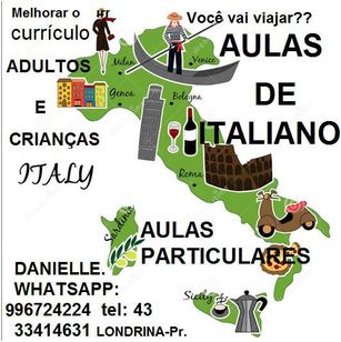 Aulas de Italiano ou Espanhol